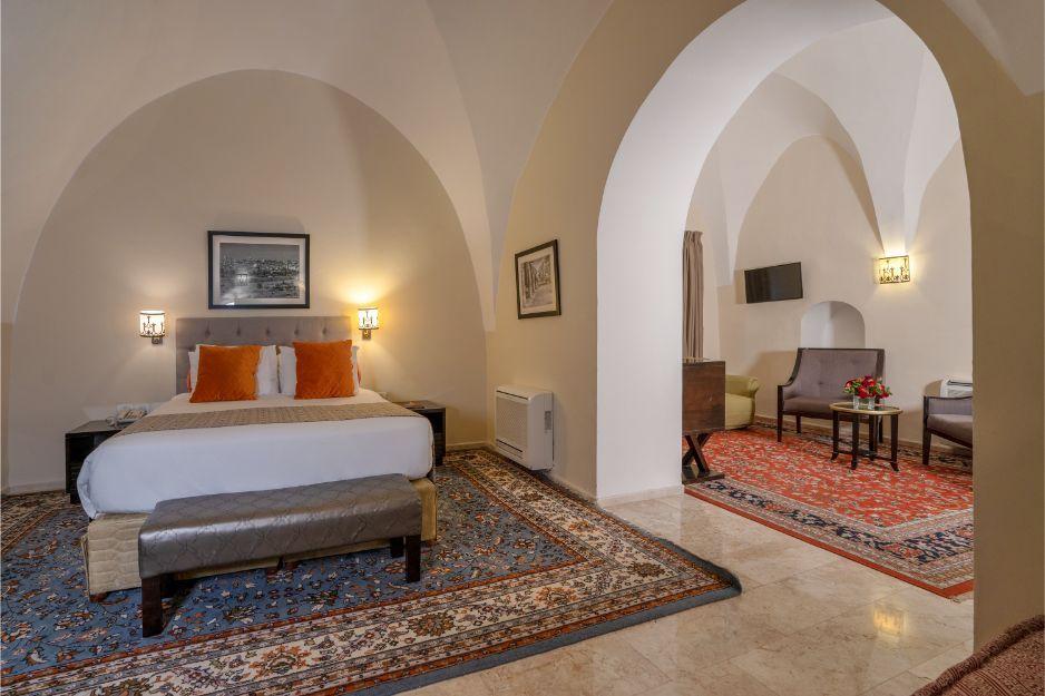 Rooms at the Jerusalem Sephardic House Hotel