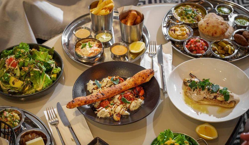 The dairy lounge restaurant at the Inbal Hotel