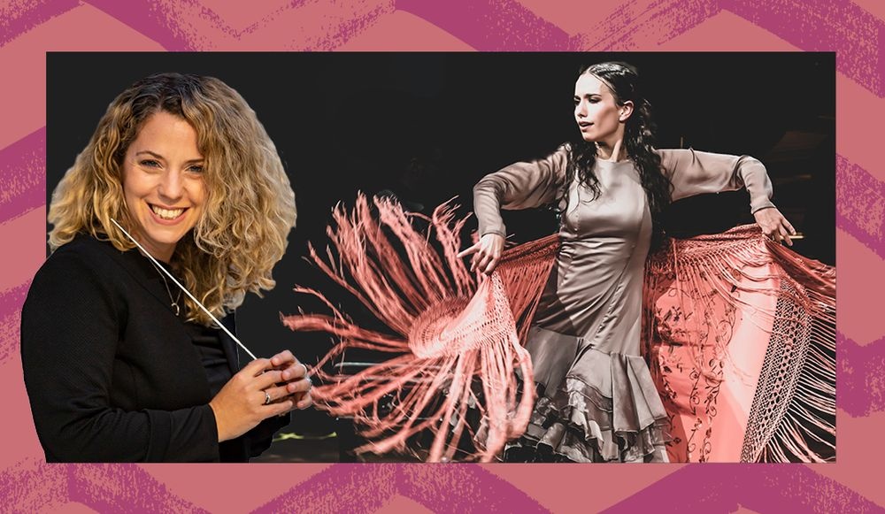 צילום של קונצרט פלמנקו בתזמורת הסימפונית ירושלים