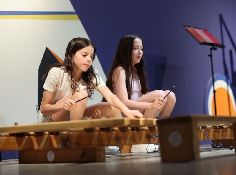 צילום של תערוכת "הכל על הקול" במוזיאון המדע