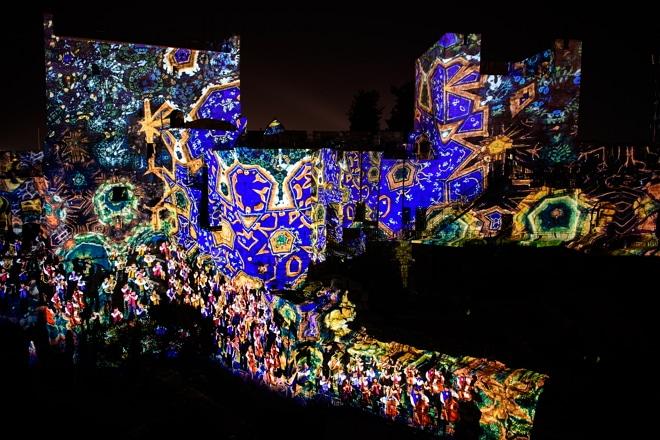 המלך דוד - מופע אור קולי לילי מגדל דוד מוזיאון ירושלים