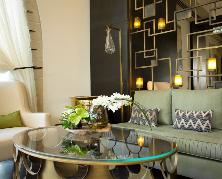 צילום של מסעדת החאן במלון ישרוטל אוריינט ירושלים